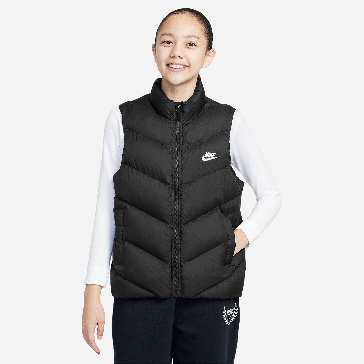 Nike Sportswear Puffer Bodywarmer Jongens Nike Sportswear Puffer Bodywarmer Jongens