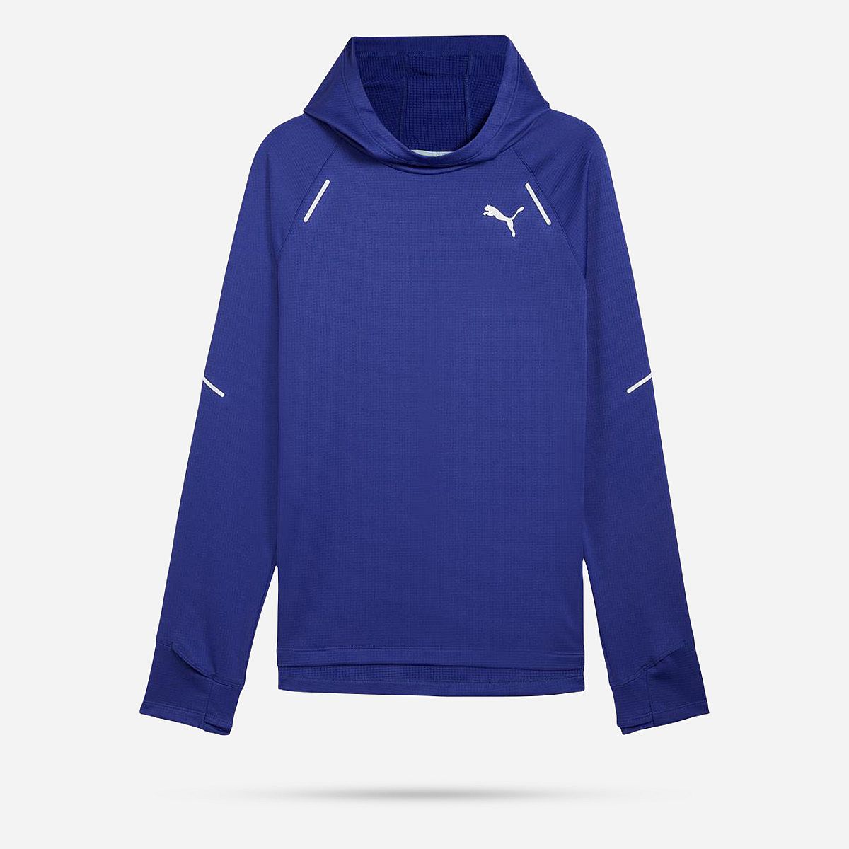 Puma Run Grid Fleece Hoodie Heren