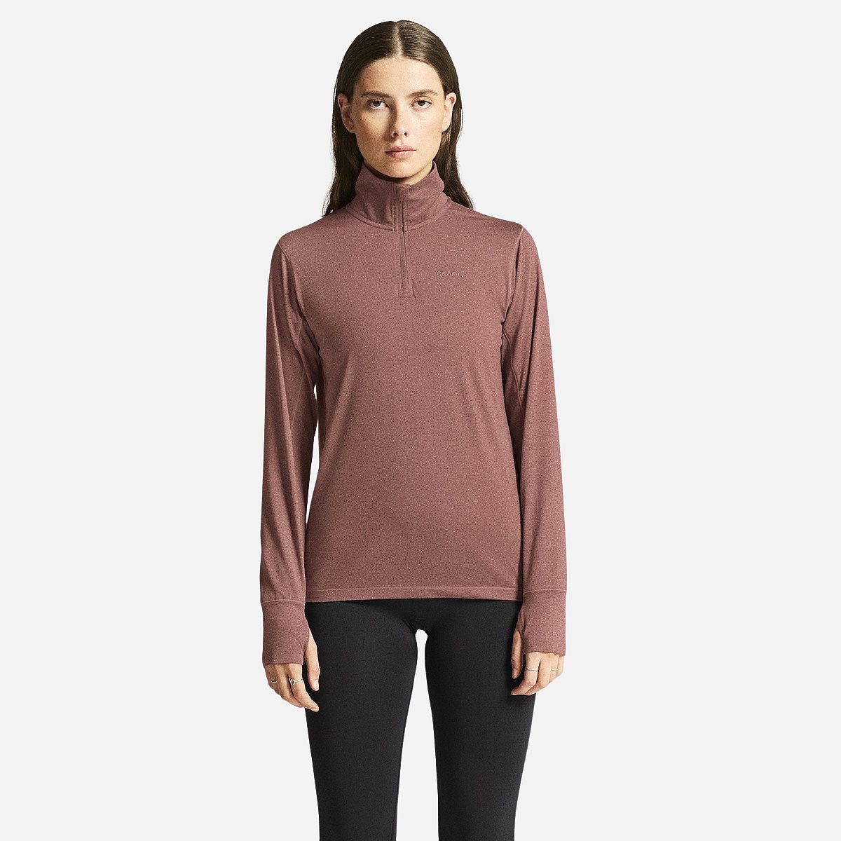 Craft Flow Half-Zip Long-Sleeve Pully Dames