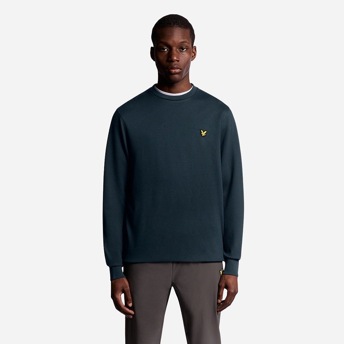 Lyle & Scott Crew Neck Fly Fleece Sweater Heren Lyle & Scott Crew Neck Fly Fleece Sweater Heren