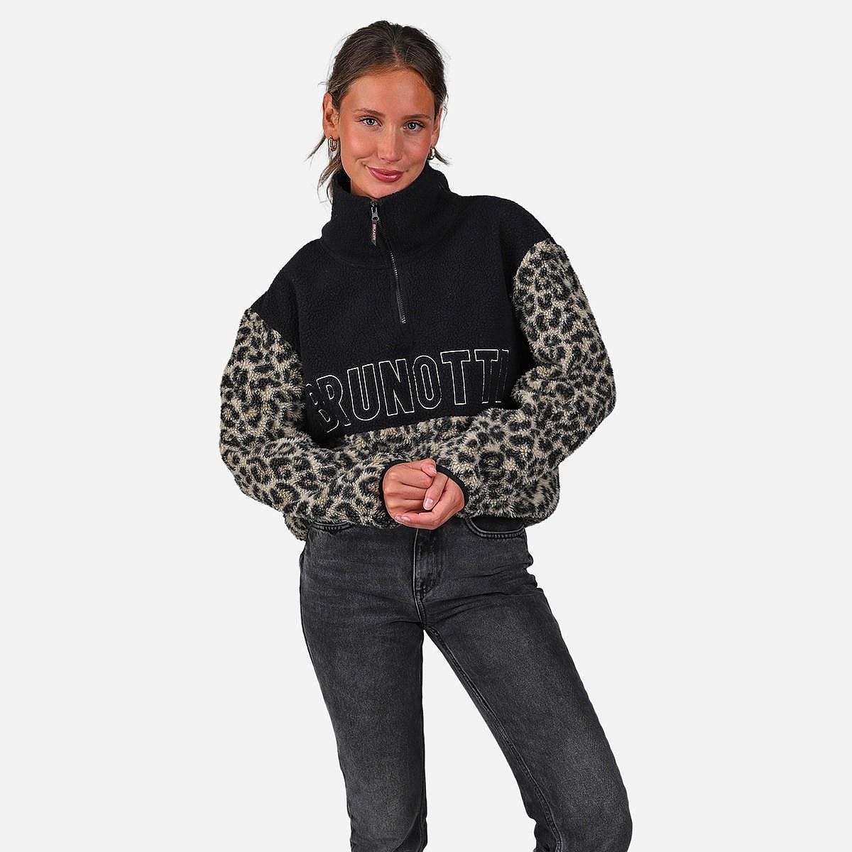 Brunotti Chondra-Print Fleece Ski Pully Dames