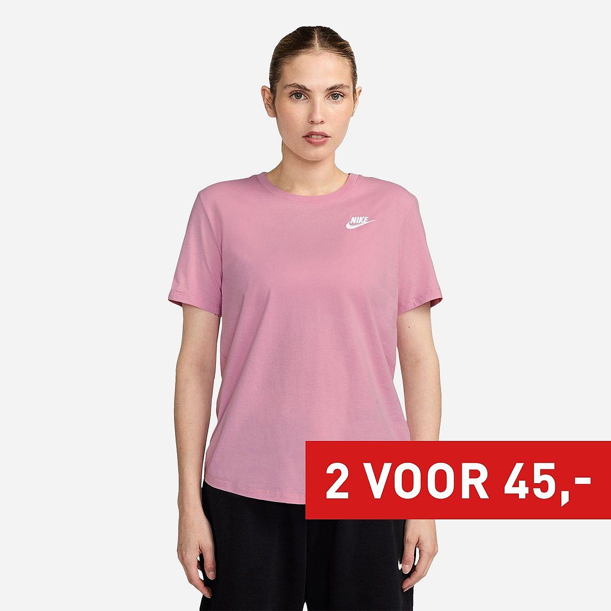 Nike Sportswear Club Essential T-shirt Dames Nike Sportswear Club Essential T-shirt Dames