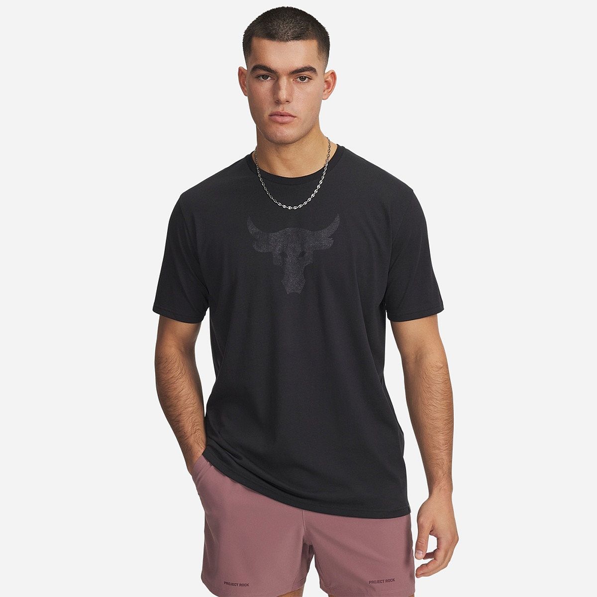 Under Armour Project Rock Brahma Bull T-Shirt Heren