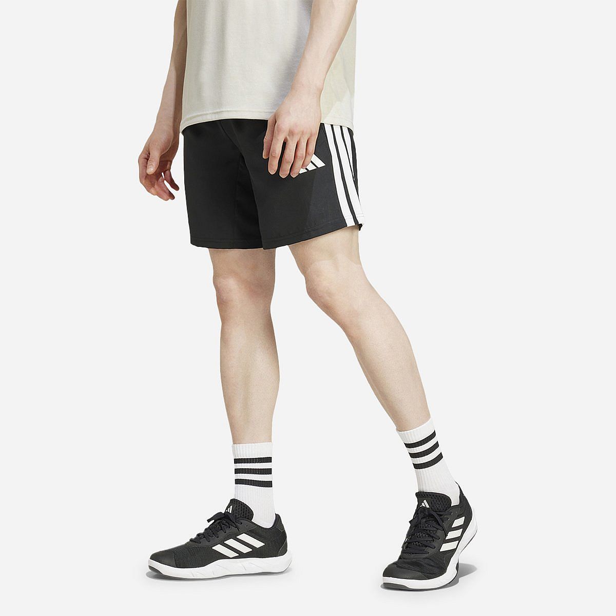 Adidas Essentials Training 3-Stripes Woven Shorts Heren Adidas Essentials Training 3-Stripes Woven Shorts Heren