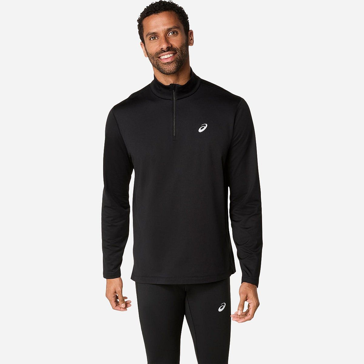 Asics Core Long-Sleeve 1/2 Zip Winter Top Heren Asics Core Long-Sleeve 1/2 Zip Winter Top Heren