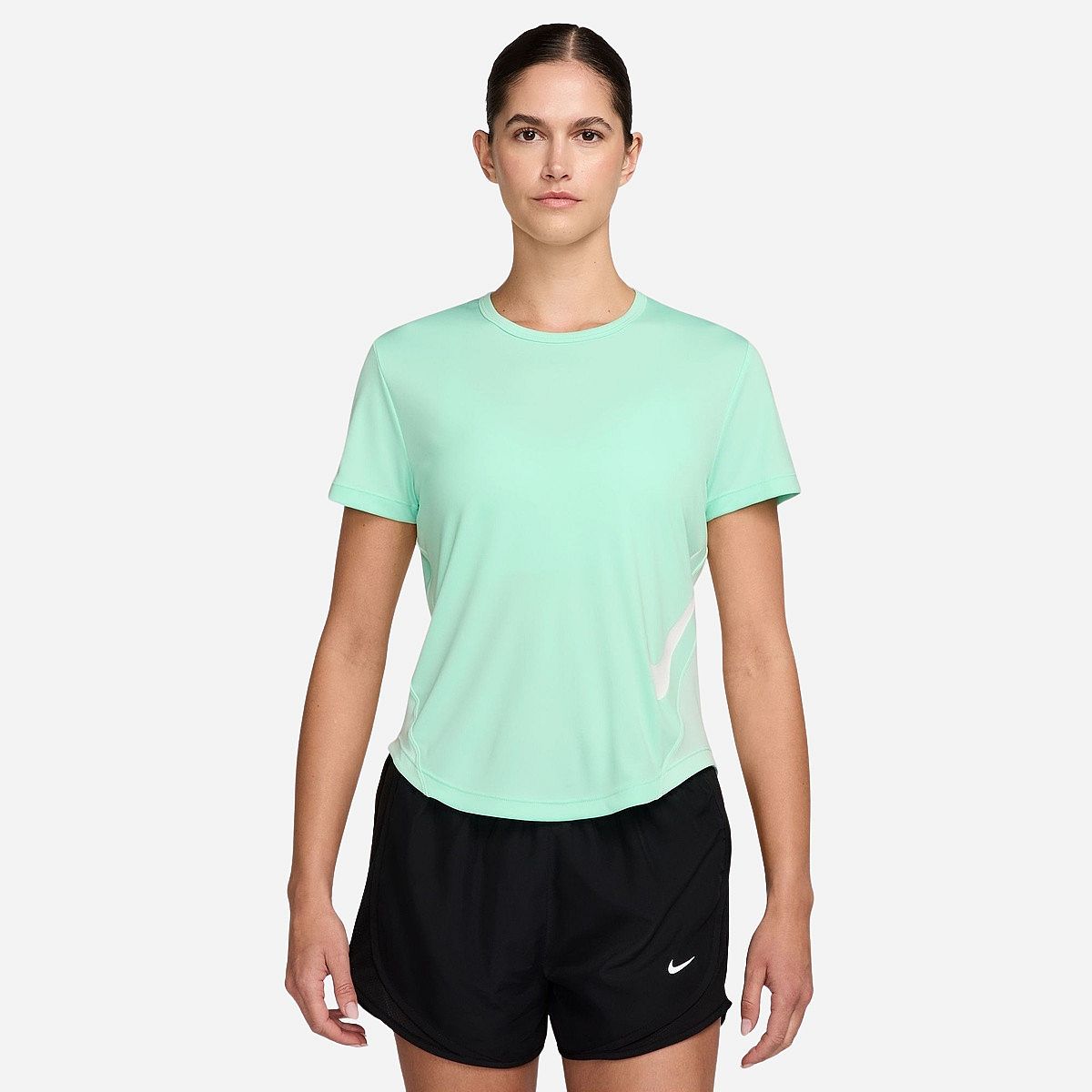 Nike Tempo Swoosh Dri-Fit T-Shirt Korte Mouw Dames