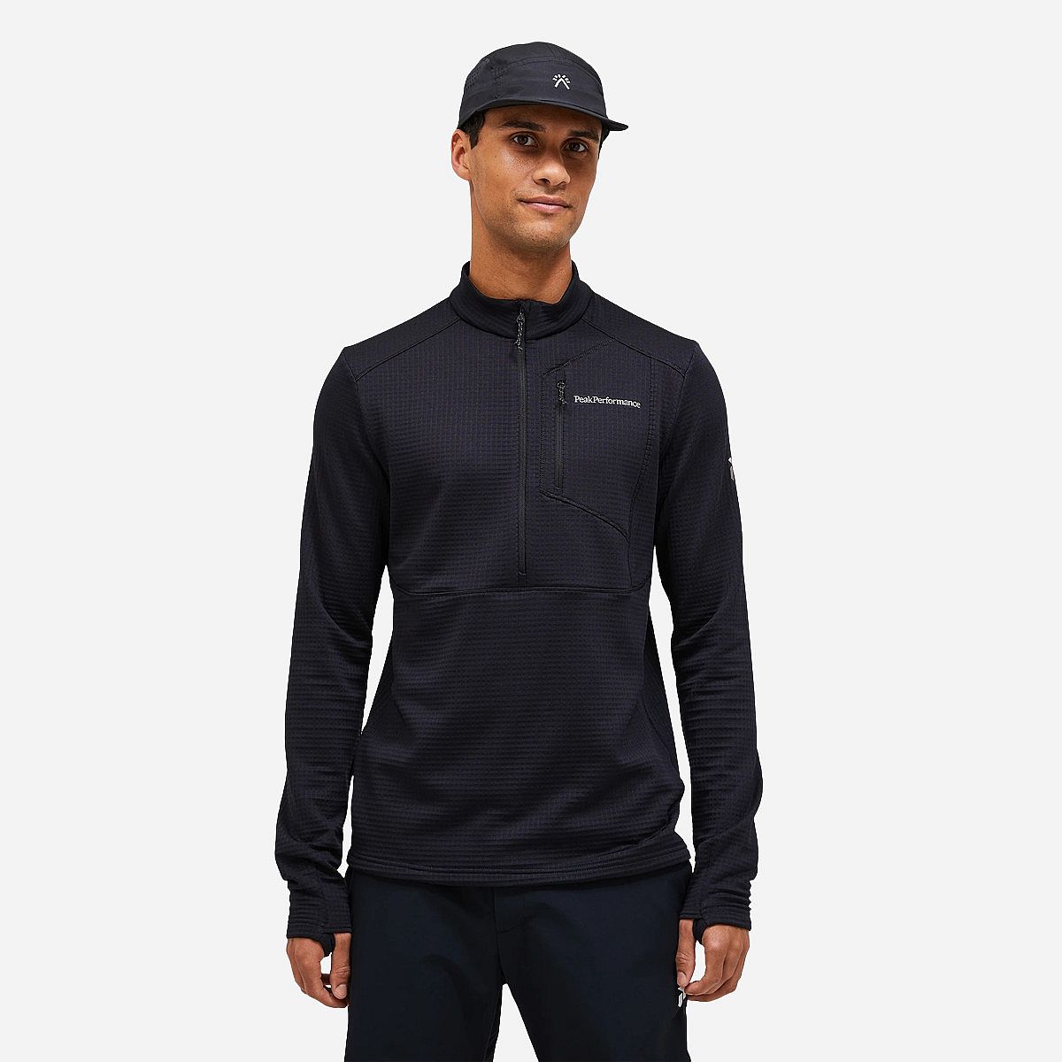 Peak Performance Trail Polartec Half Zip Ski Pully Heren