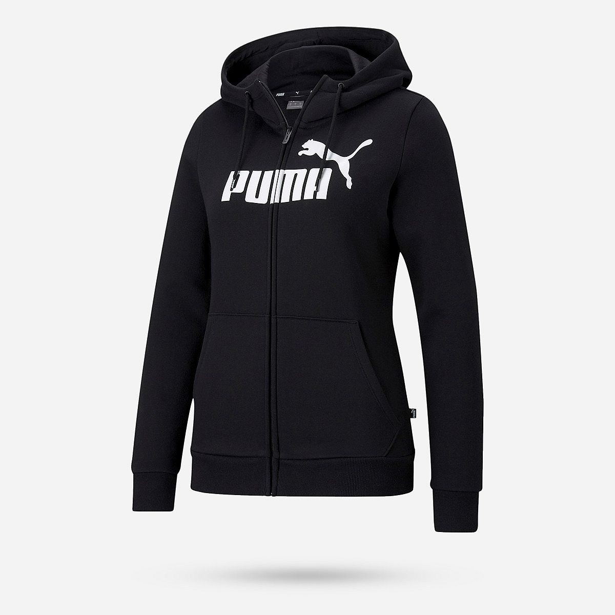 Puma Essentials logo full-zip hoodie Dames
