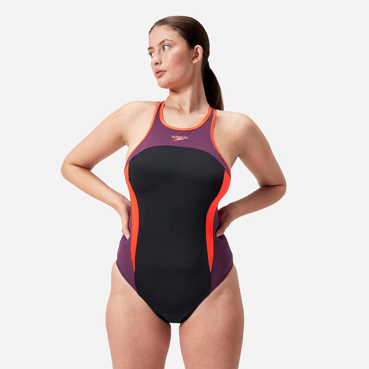 Speedo Eco+ Hi Neck Splice Badpak Dames