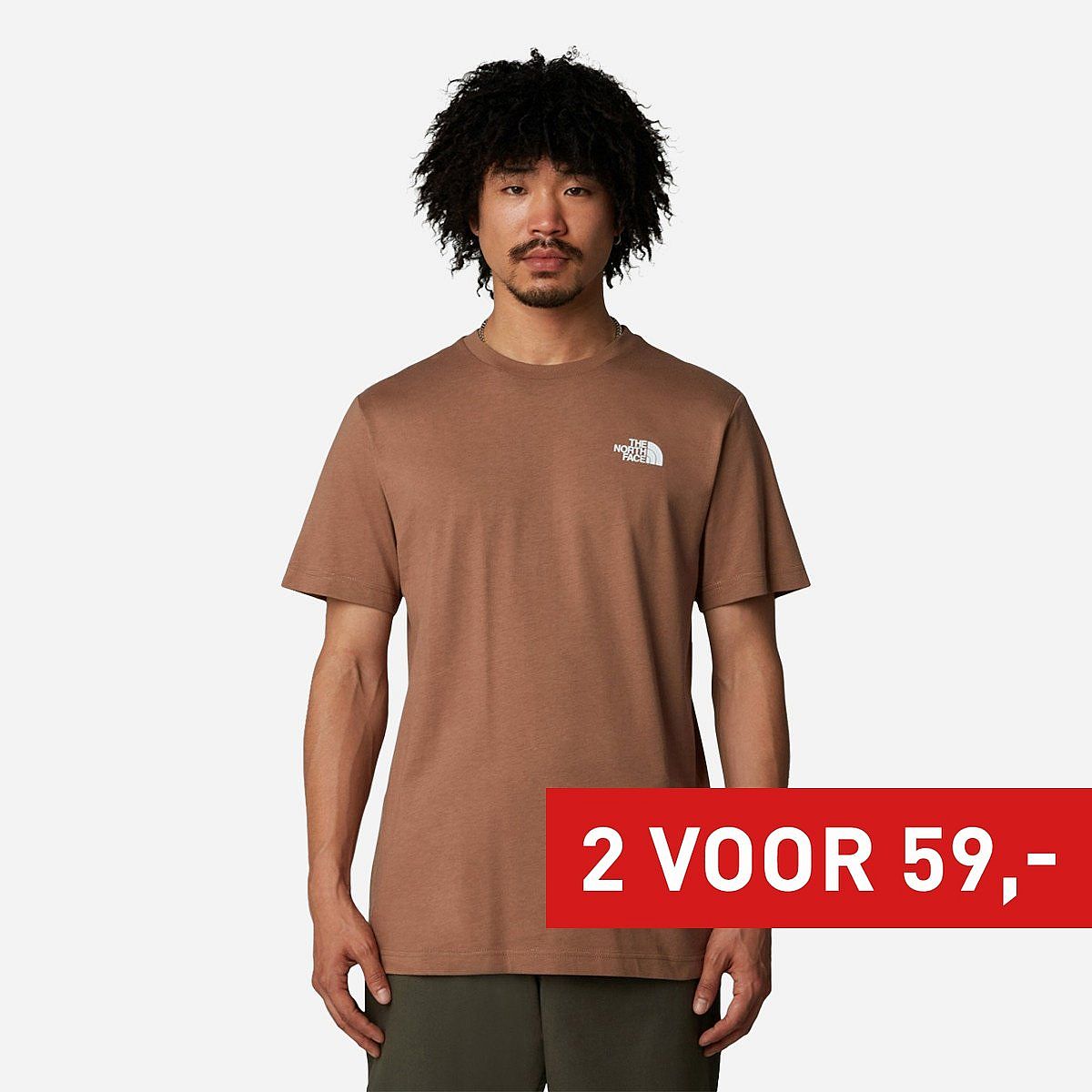 The North Face Short Sleeve Box T-Shirt Heren The North Face Short Sleeve Box T-Shirt Heren