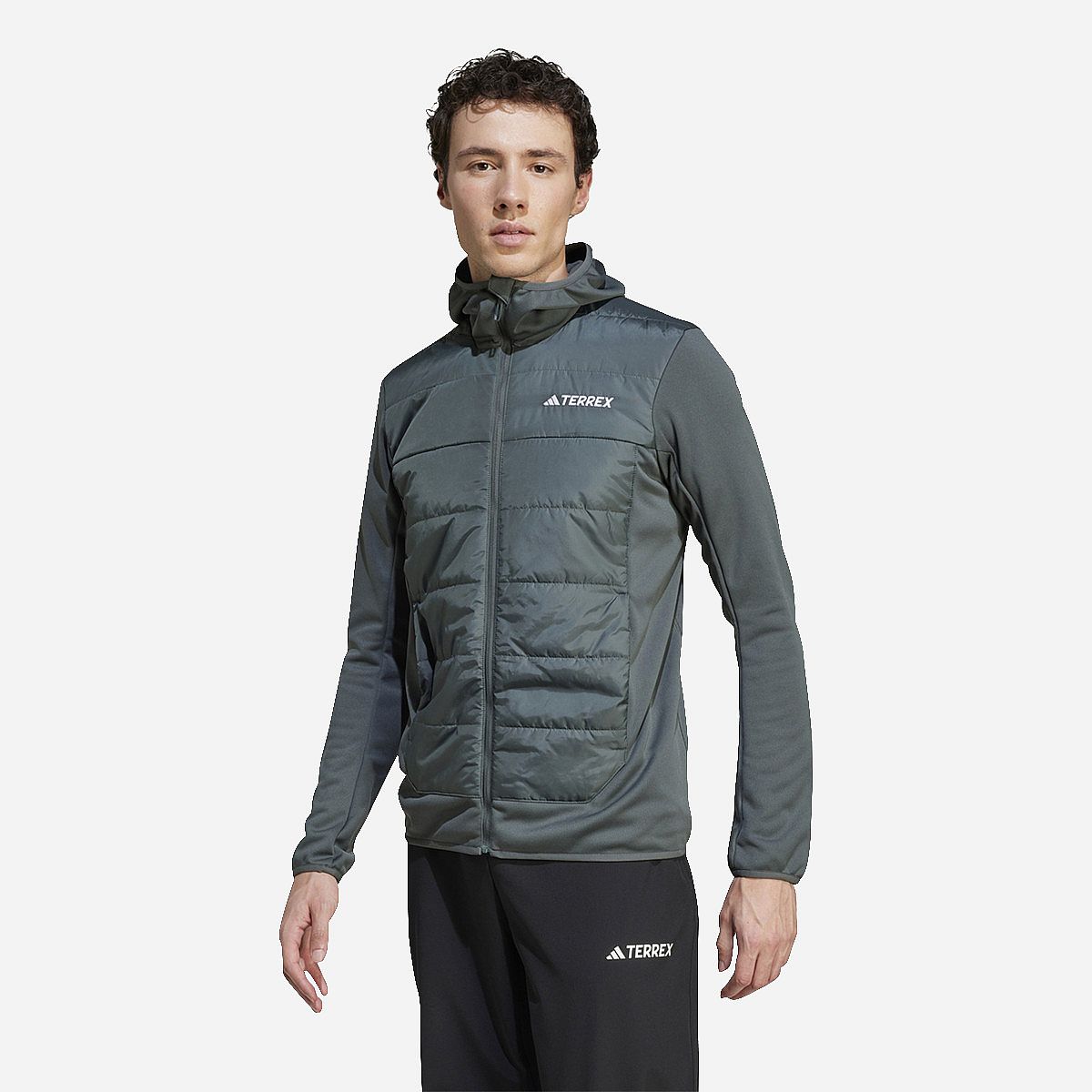 Adidas Terrex Multi Hybrid Gevoerde Hooded Jas Heren