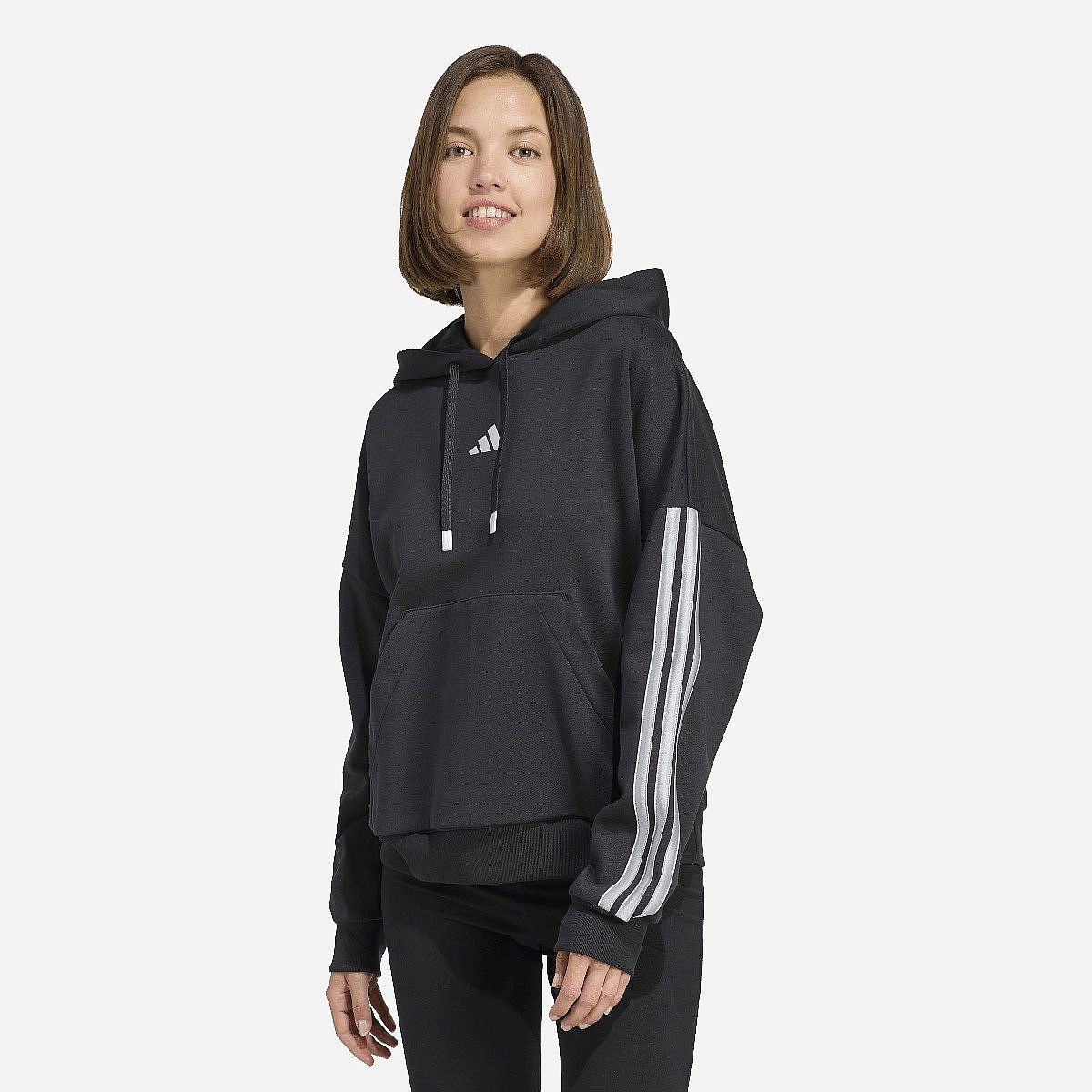 Adidas 3-Stripes Fleece Hoodie Dames