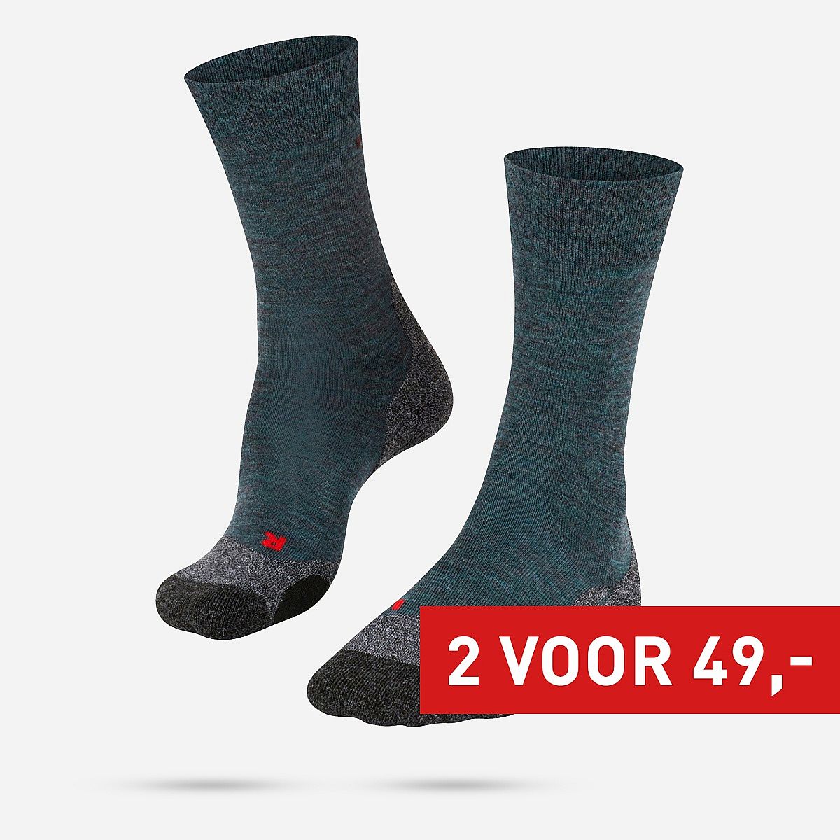 Falke TK2 Melange Sokken Heren