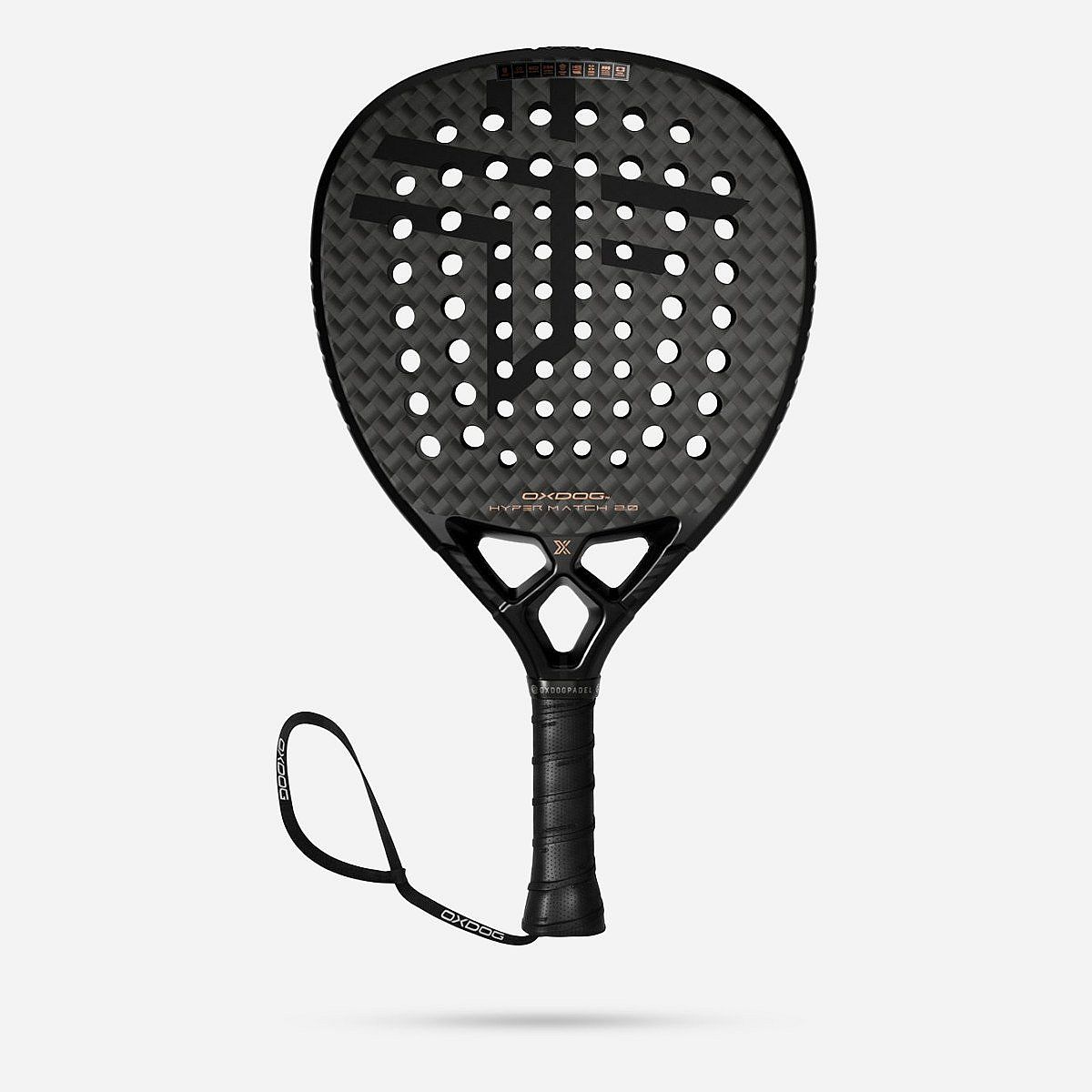 Oxdog Hyper Match 2.0 Powerribs Padelracket Senior Oxdog Hyper Match 2.0 Powerribs Padelracket Senior
