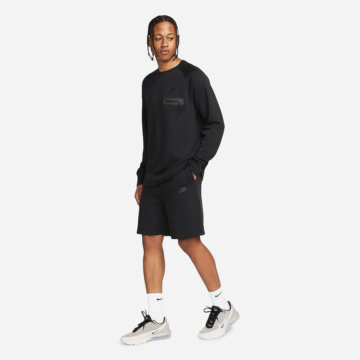 fleece nike shorts men