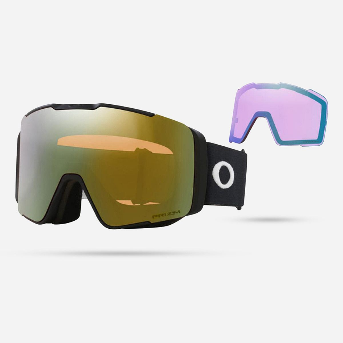 Oakley Line Miner Pro L Prizm Sage Gold & Prizm Iced Ski Goggle Senior
