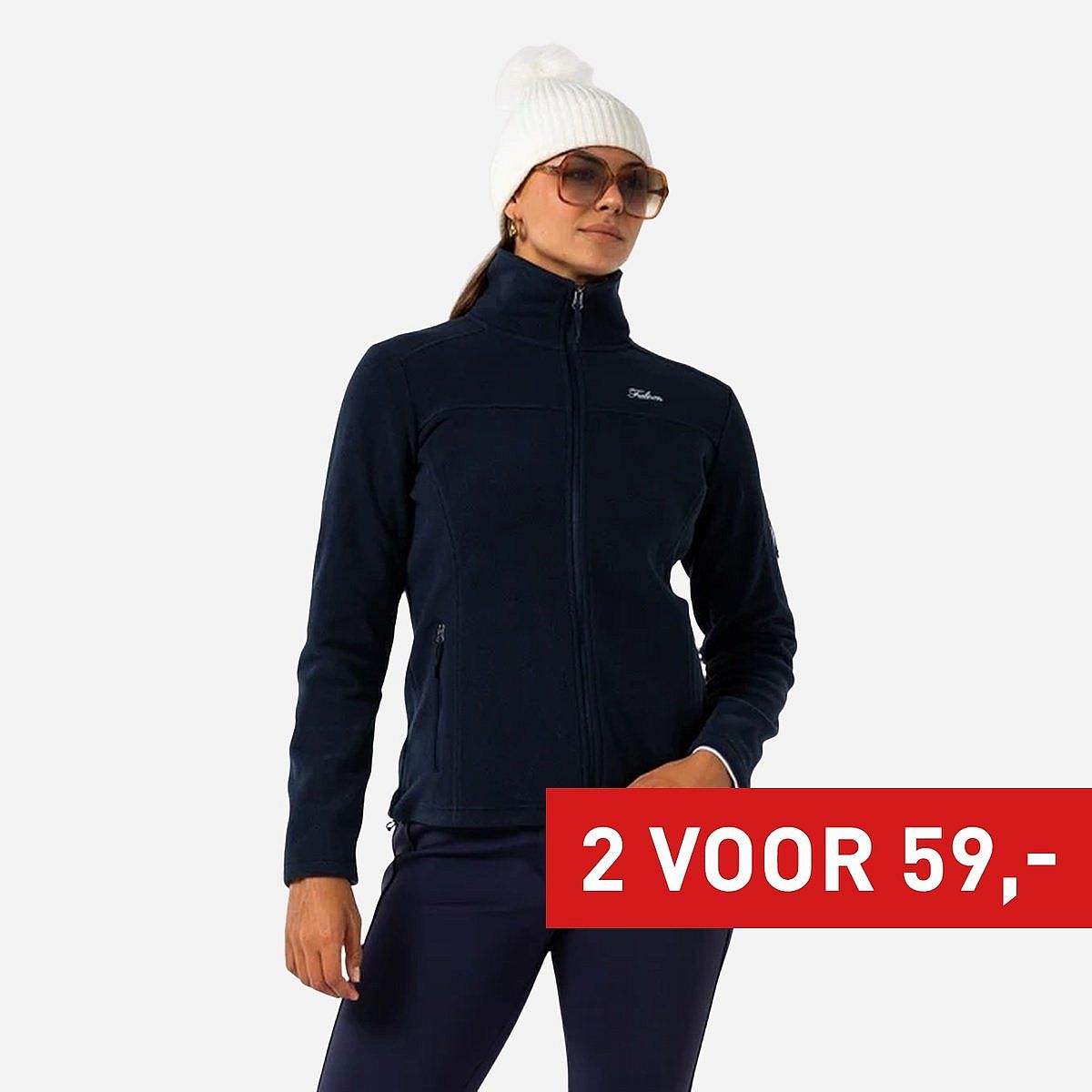 Falcon Carlien Lady Full-Zip Fleece Pully Dames Falcon Carlien Lady Full-Zip Fleece Pully Dames