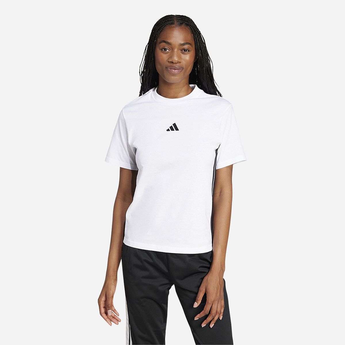 Adidas Essentials 3-Stripes Cotton T-Shirt Dames