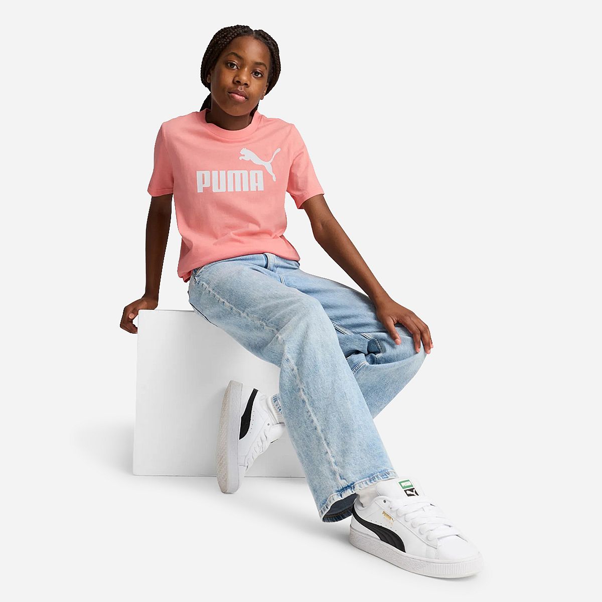 Puma Essentials Logo T-Shirt Meisjes