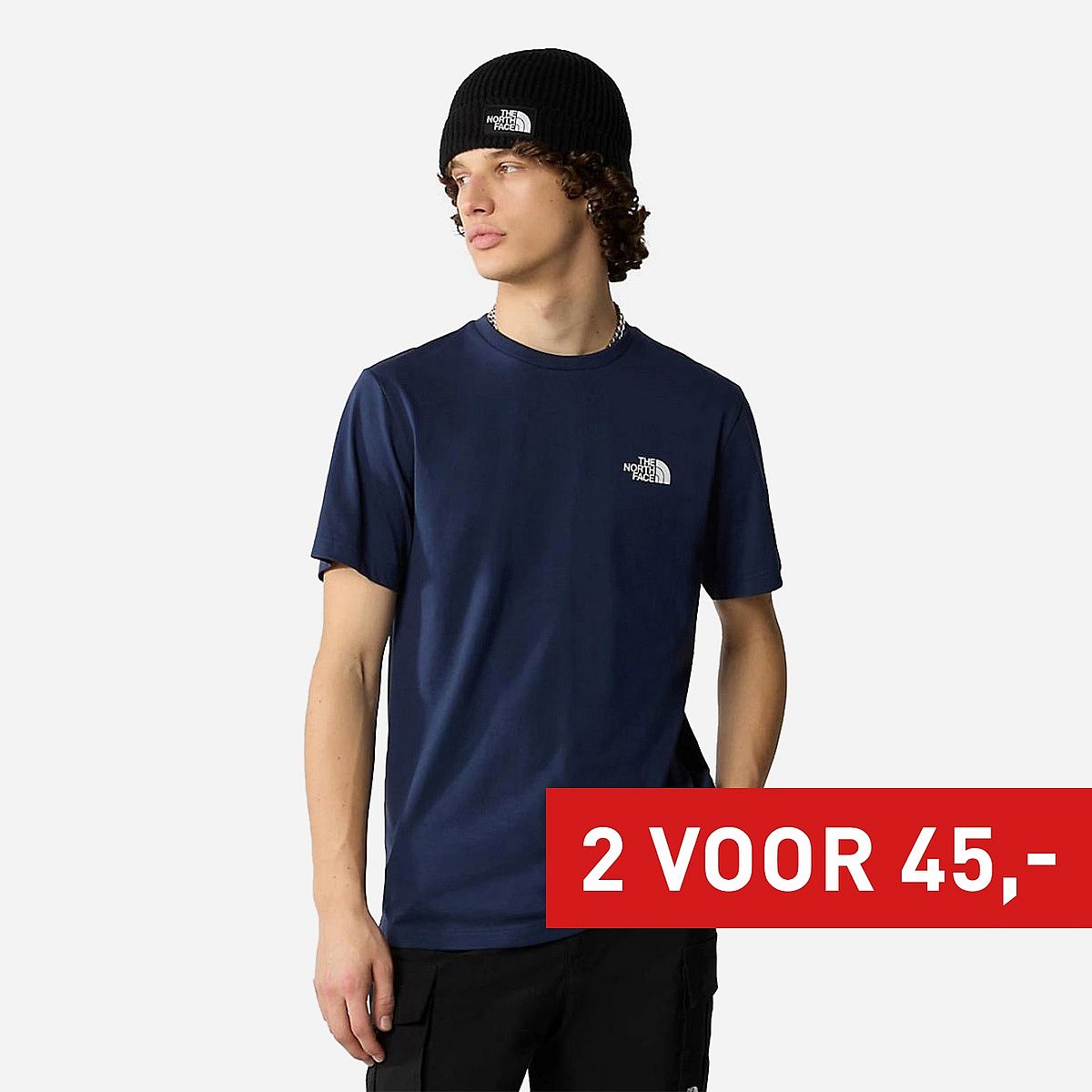 The North Face Simple Dome T-Shirt Heren The North Face Simple Dome T-Shirt Heren