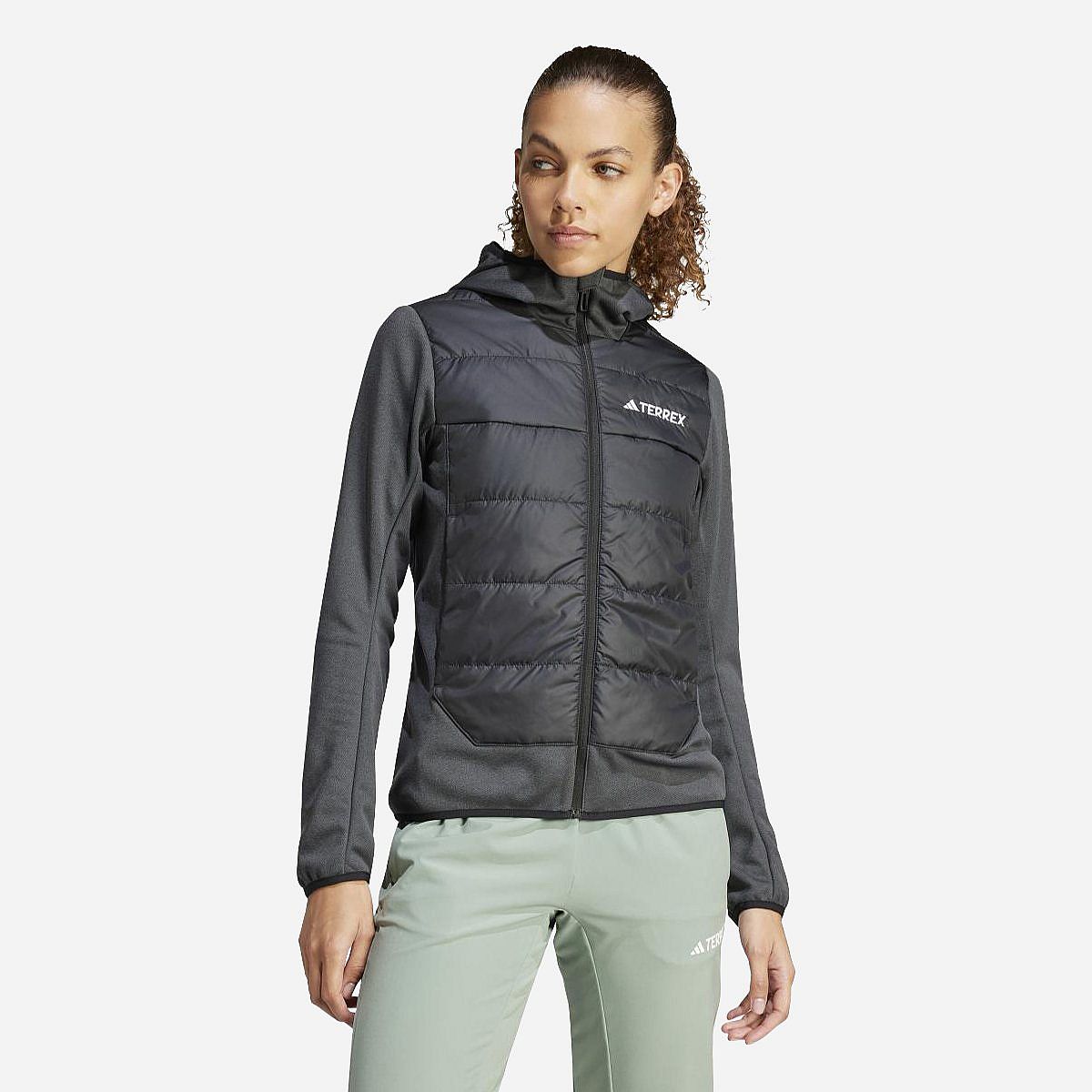 Adidas Terrex Multi Hybrid Gevoerde Hooded Jas Dames