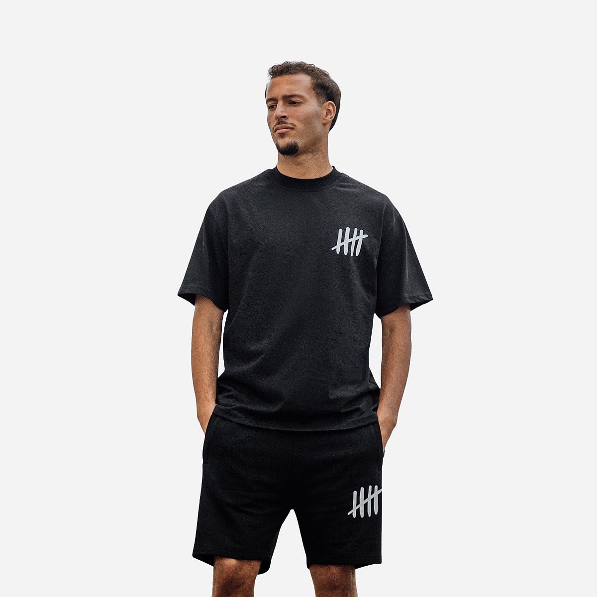 5ive Star Rating Small Logo T-Shirt Heren