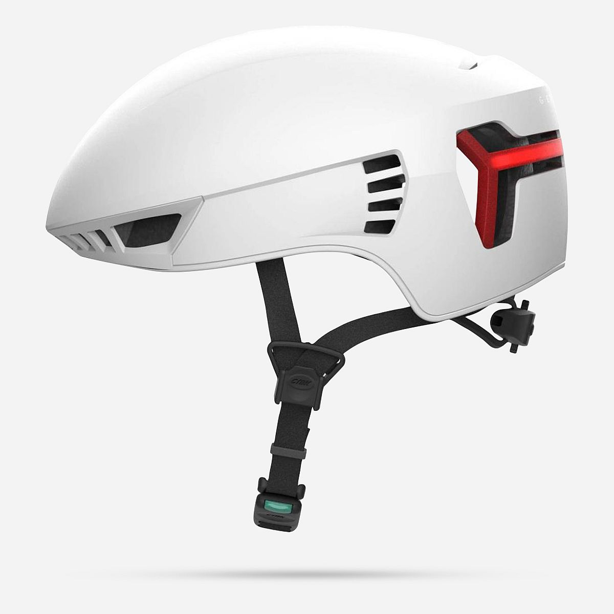 CNRK Genetic Alpha White Fietshelm met Verlichting