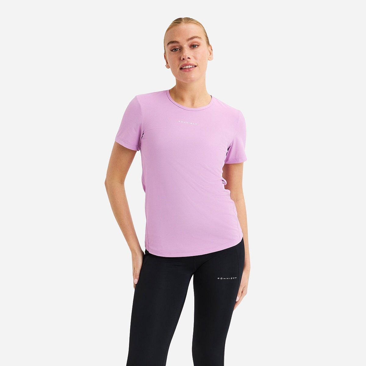 Röhnisch Jacquard T-Shirt Korte Mouw Dames