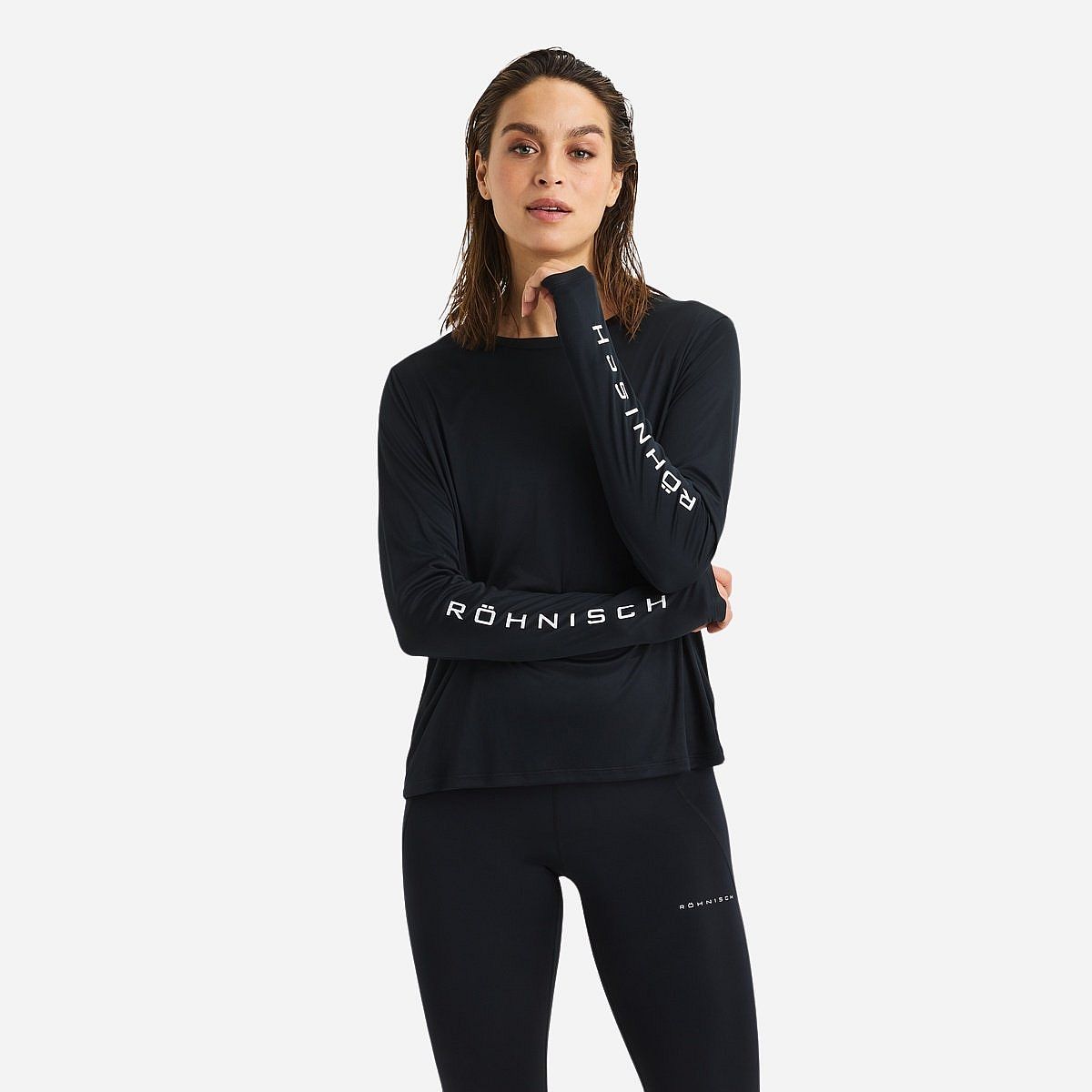 Röhnisch Team Logo Long Sleeve T-Shirt Lange Mouw Dames