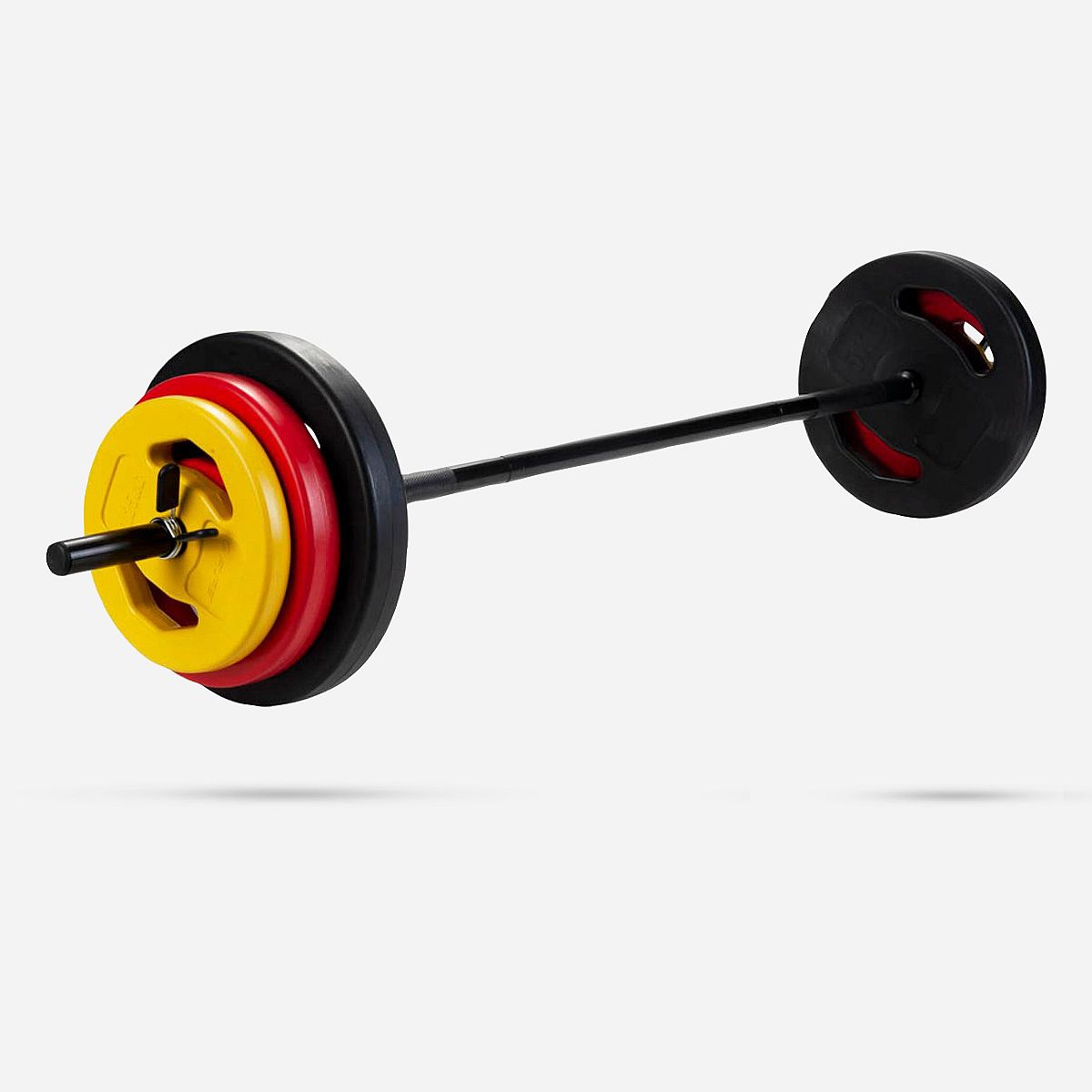 Pure 2 Improve Halterstang met schijven 20 kg