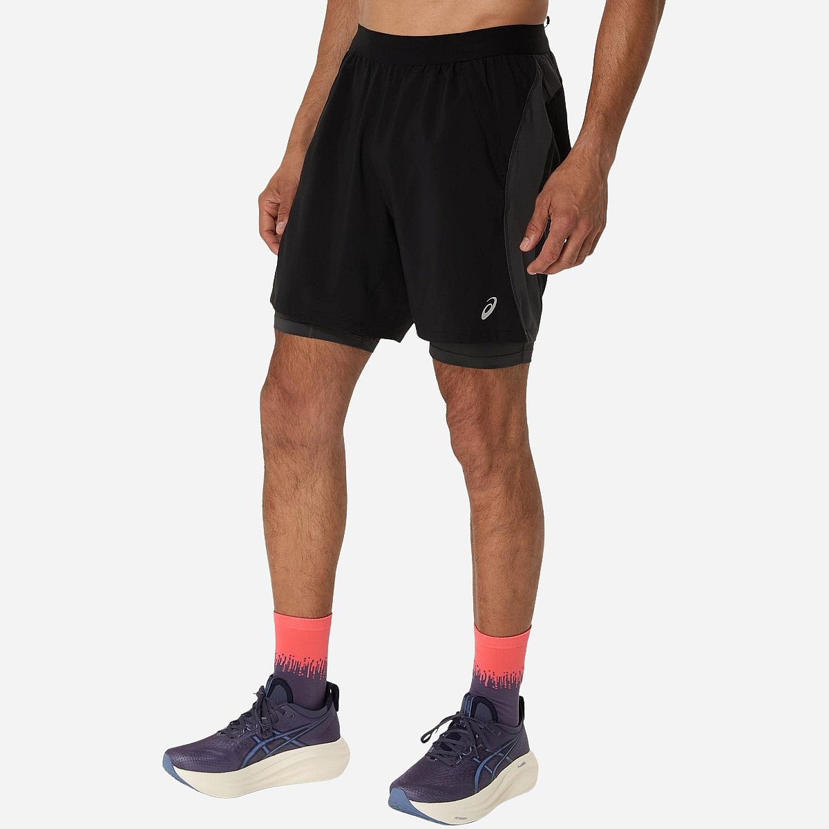 Asics Road 2-in-1 7In Shorts Heren