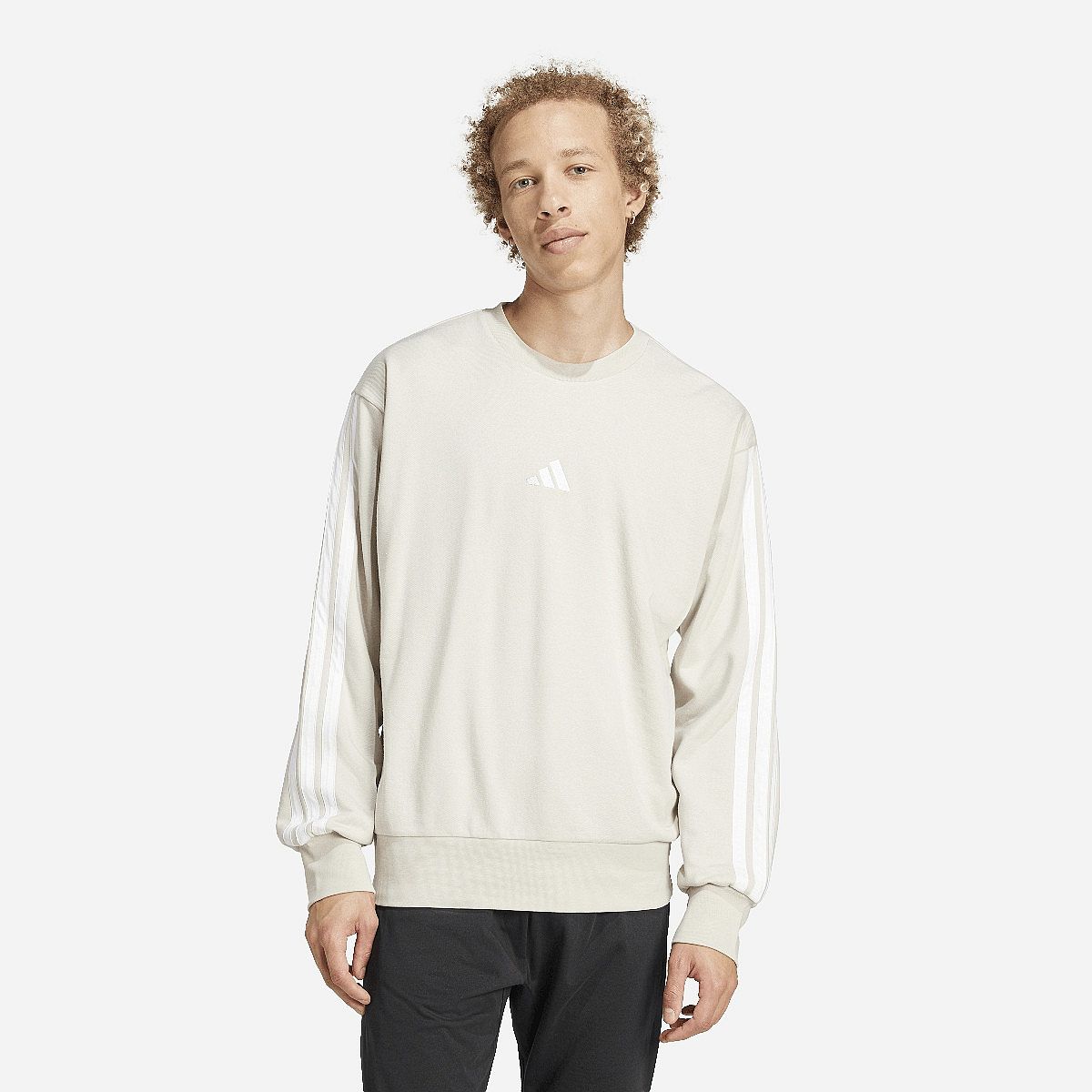 Adidas Essentials 3-Stripes French Terry Sweatshirt Heren