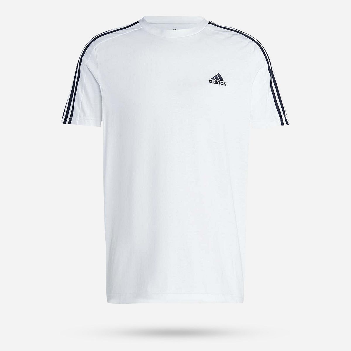 Adidas Essentials Single Jersey 3-Stripes T-shirt Heren