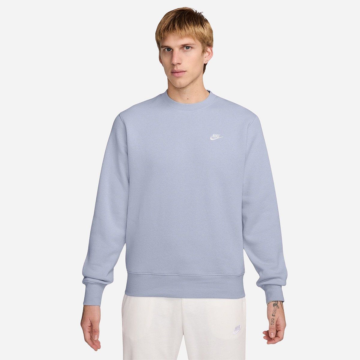 Nike Club Fleece Crew Sweater Heren Nike Club Fleece Crew Sweater Heren