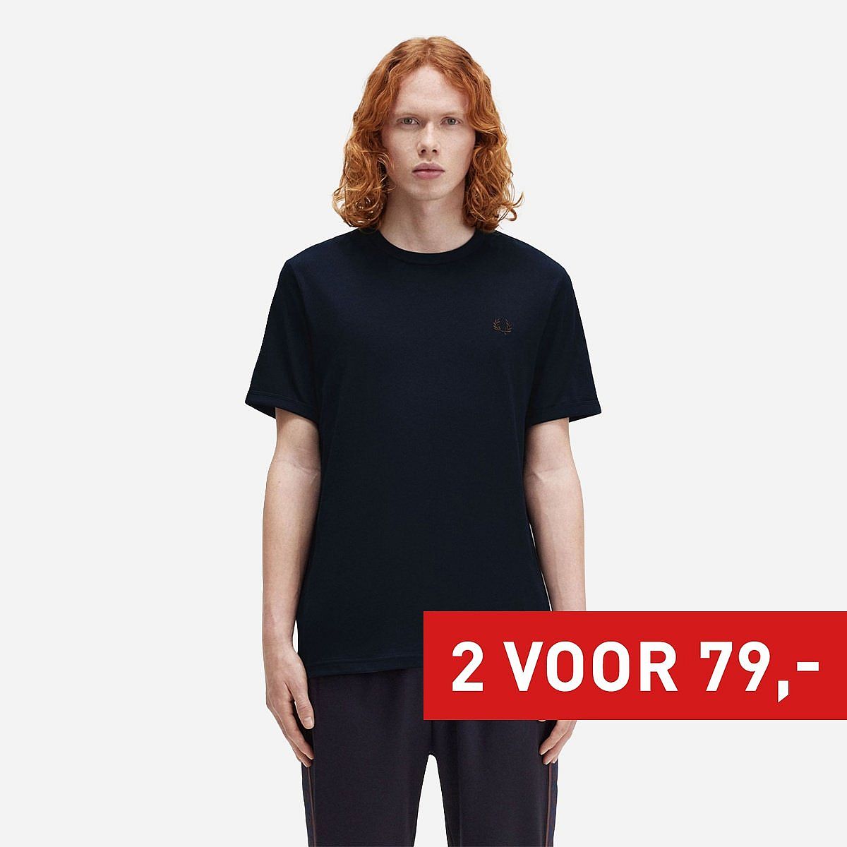Fred Perry Ringer T-Shirt Heren Fred Perry Ringer T-Shirt Heren