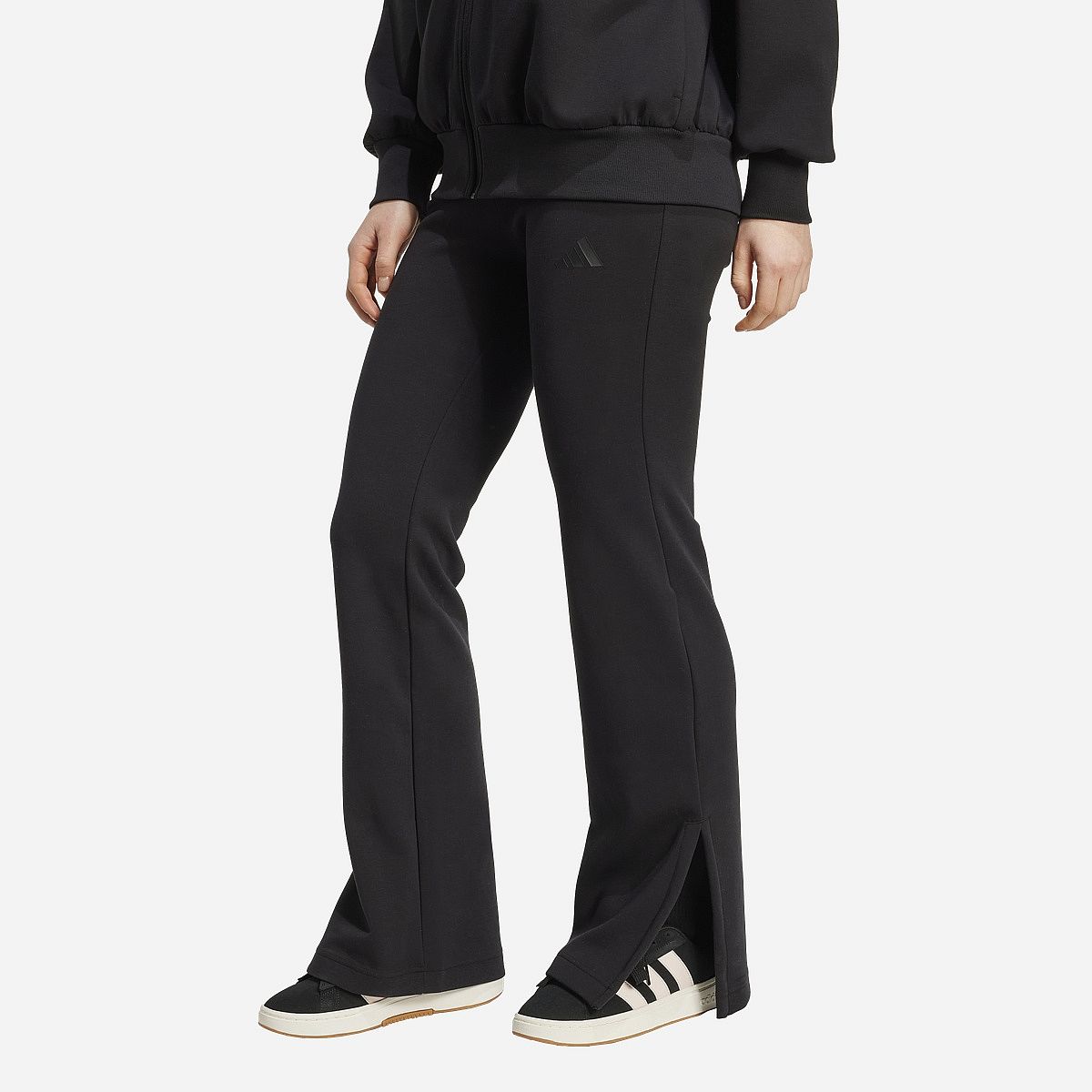Adidas All Season Soft Lux Flared Tracksuit Joggingbroek Dames