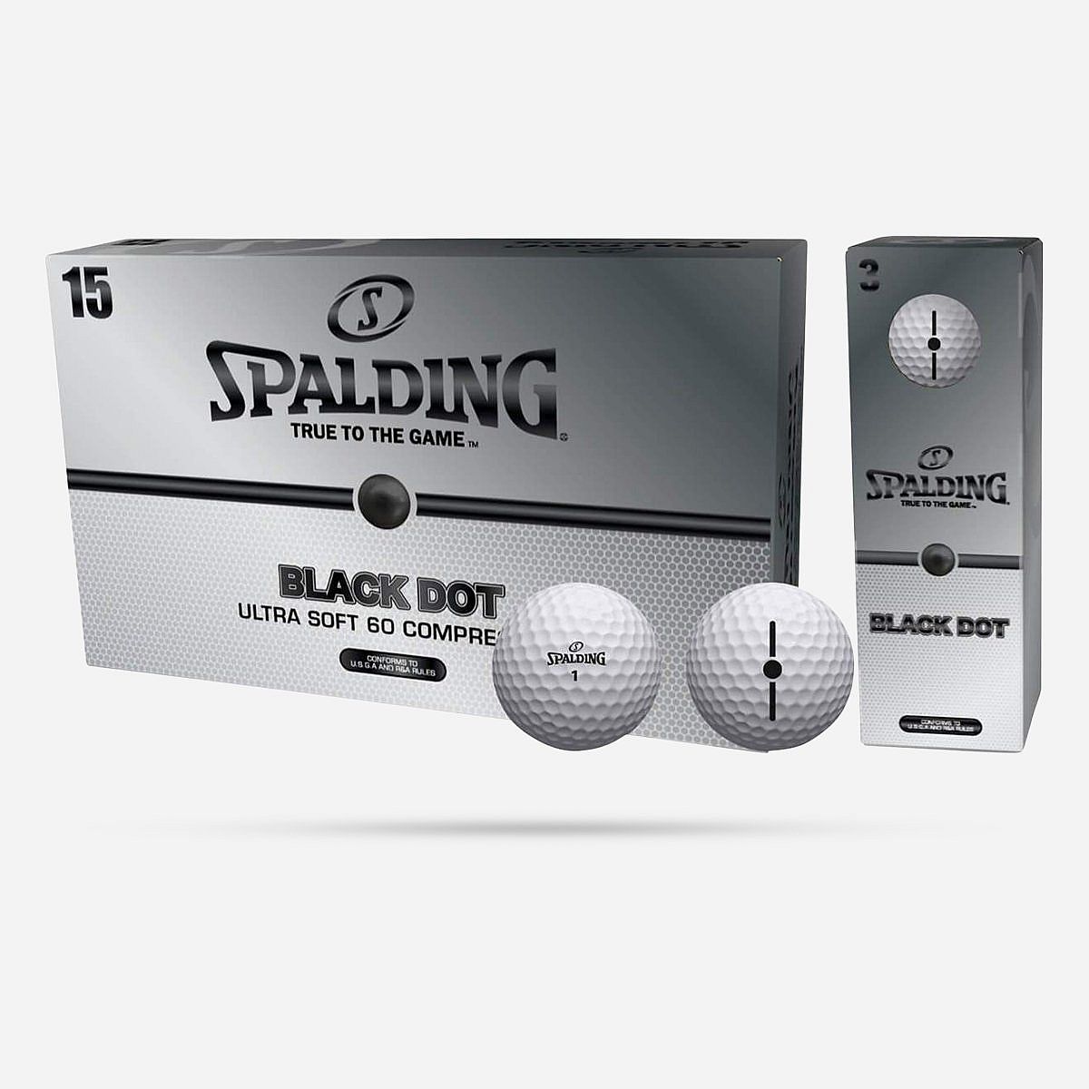 Spalding Spalding Black Dot 15 Pack Spalding Spalding Black Dot 15 Pack
