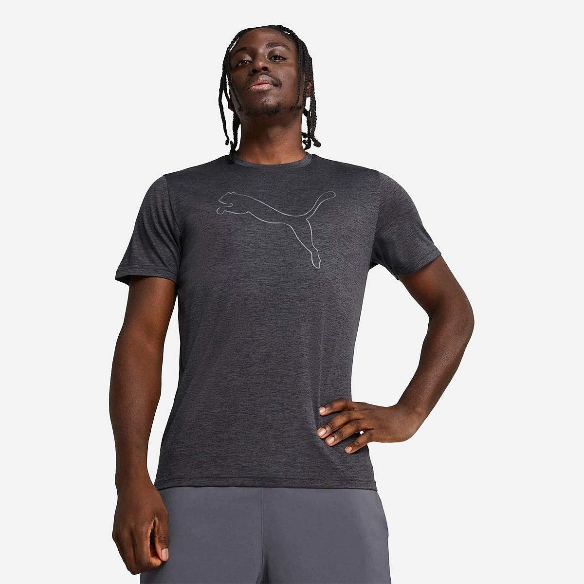 Puma Tad Essential Heather T-Shirt Heren