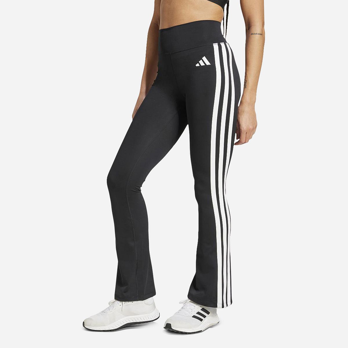 Adidas Optime Essentials 3-Stripes Flared Leggings Dames Adidas Optime Essentials 3-Stripes Flared Leggings Dames