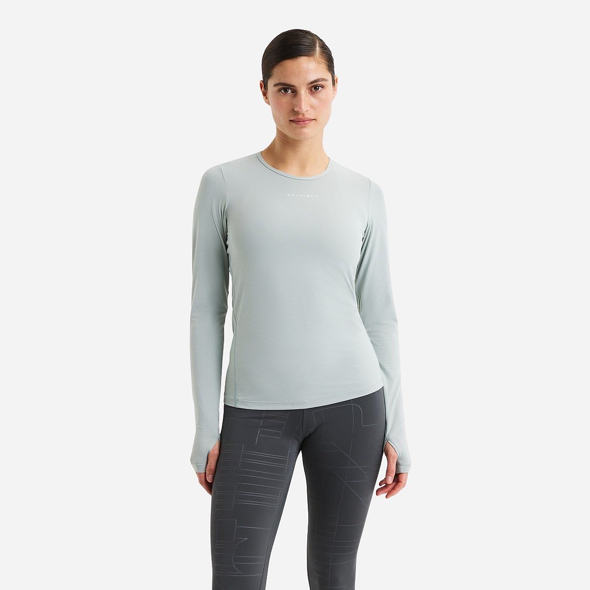 Röhnisch Jacquard Long-Sleeve T-Shirt Lange Mouw Dames