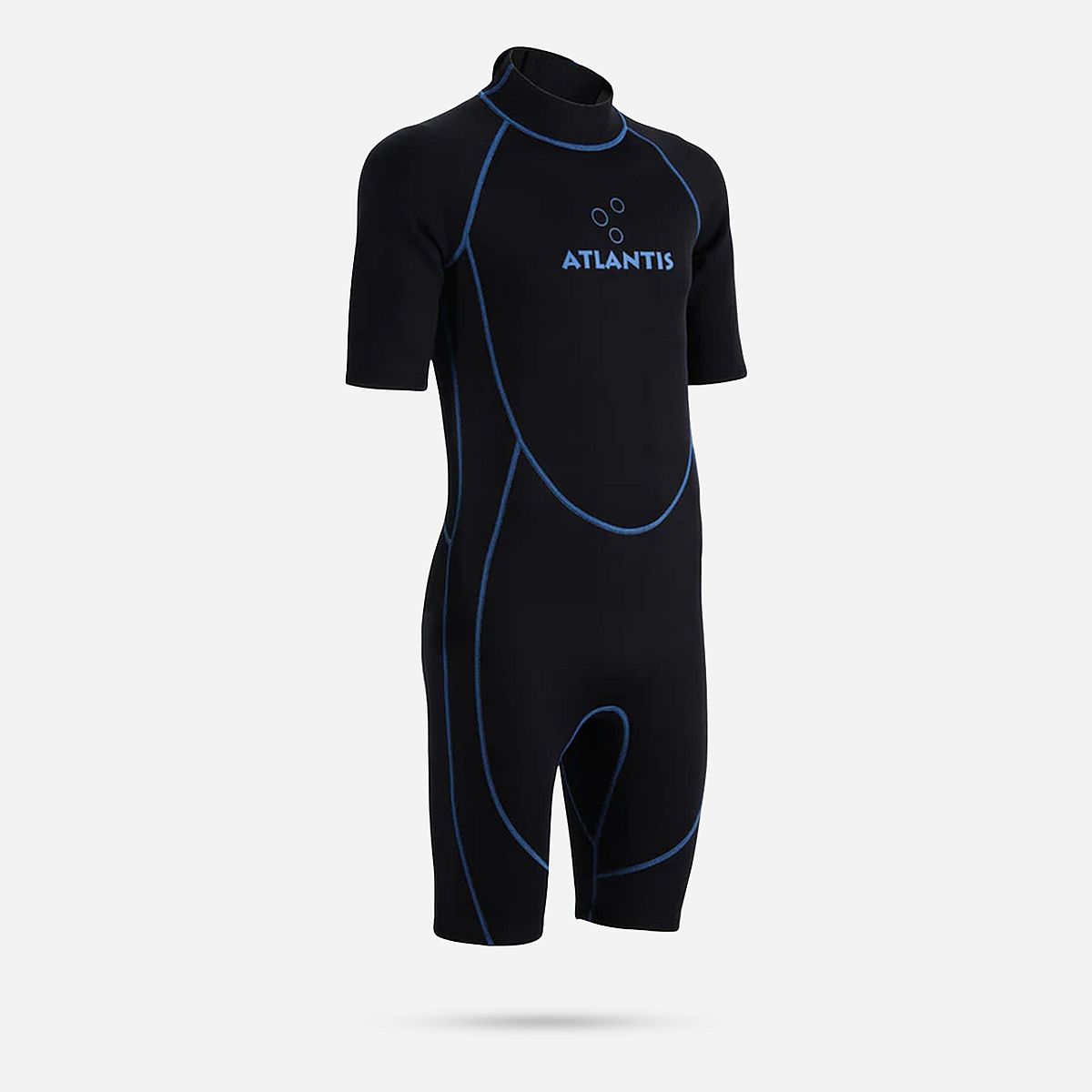Atlantis 2mm Adventure Shorty Wetsuit Black/Blue Men