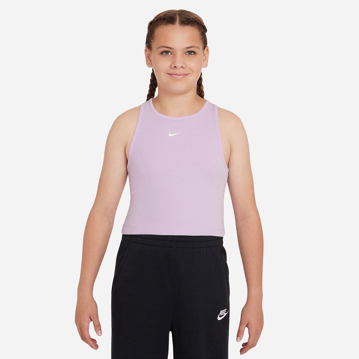 Nike Sportswear Ribbed Singlet Meisjes Nike Sportswear Ribbed Singlet Meisjes
