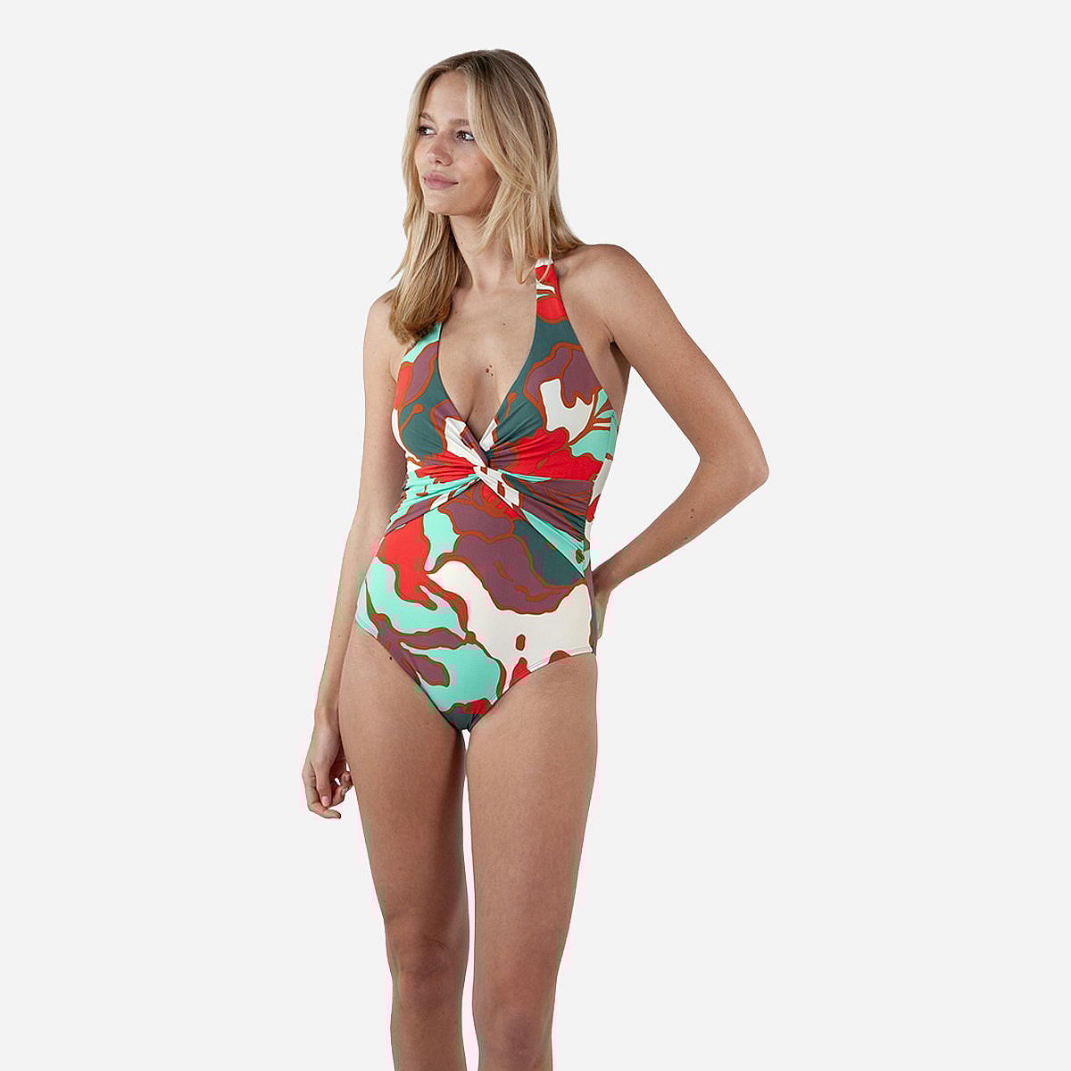 Barts Bunbe Halter Shaping One Piece Badpak Dames