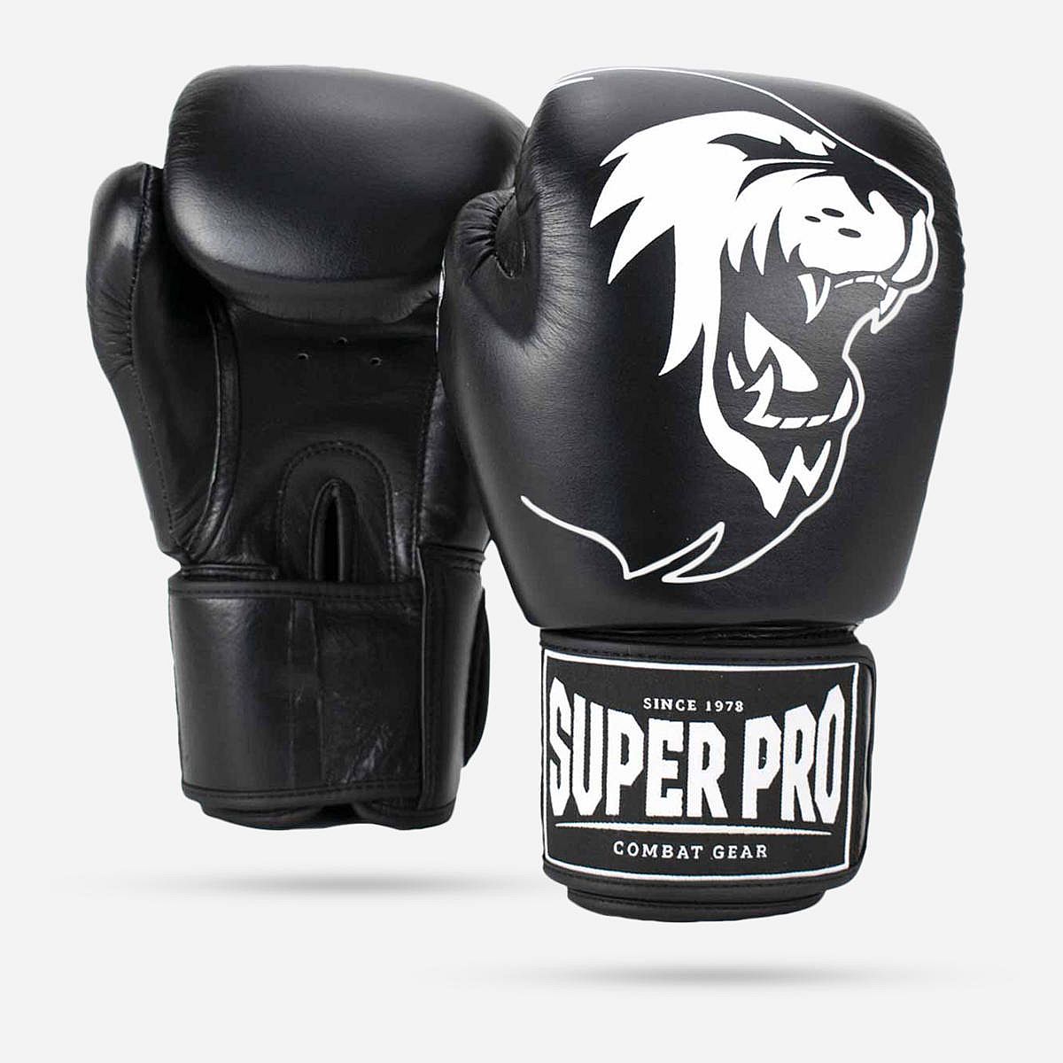 Super Pro Warrior Lederen Bokshandschoenen