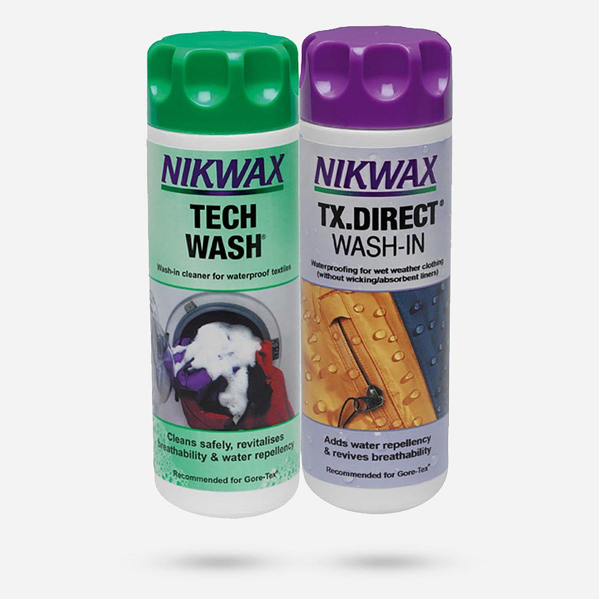 Nikwax Twin Pack Tech Wash/TX-Direct 300ml Nikwax Twin Pack Tech Wash/TX-Direct 300ml