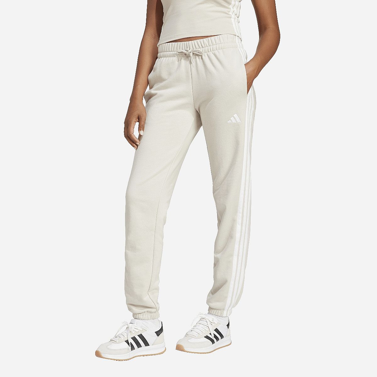 Adidas Essentials 3-Stripes French Terry Joggingbroek Dames