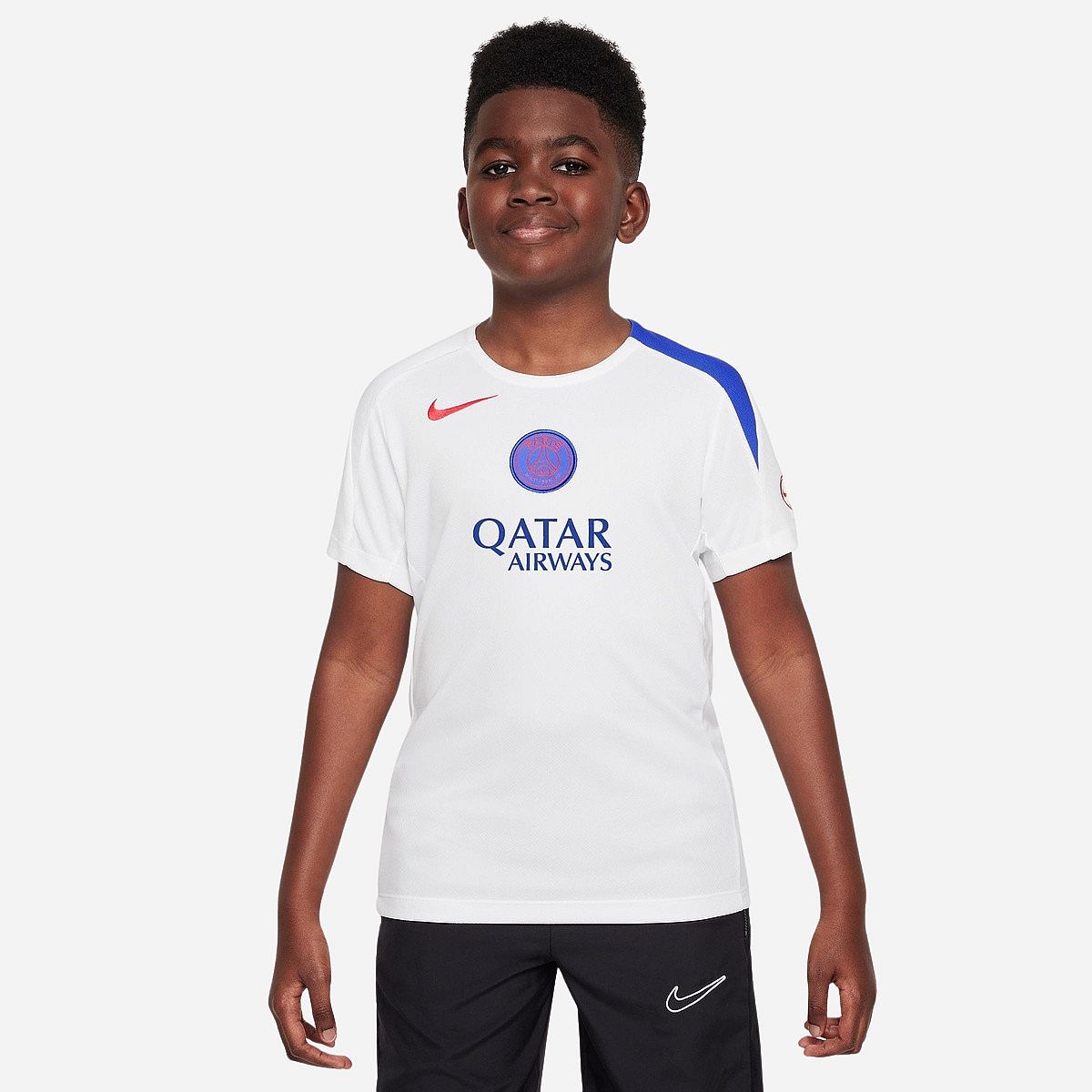 Nike PSG Dri-Fit Short-Sleeve Top T-Shirt Junior Nike PSG Dri-Fit Short-Sleeve Top T-Shirt Junior
