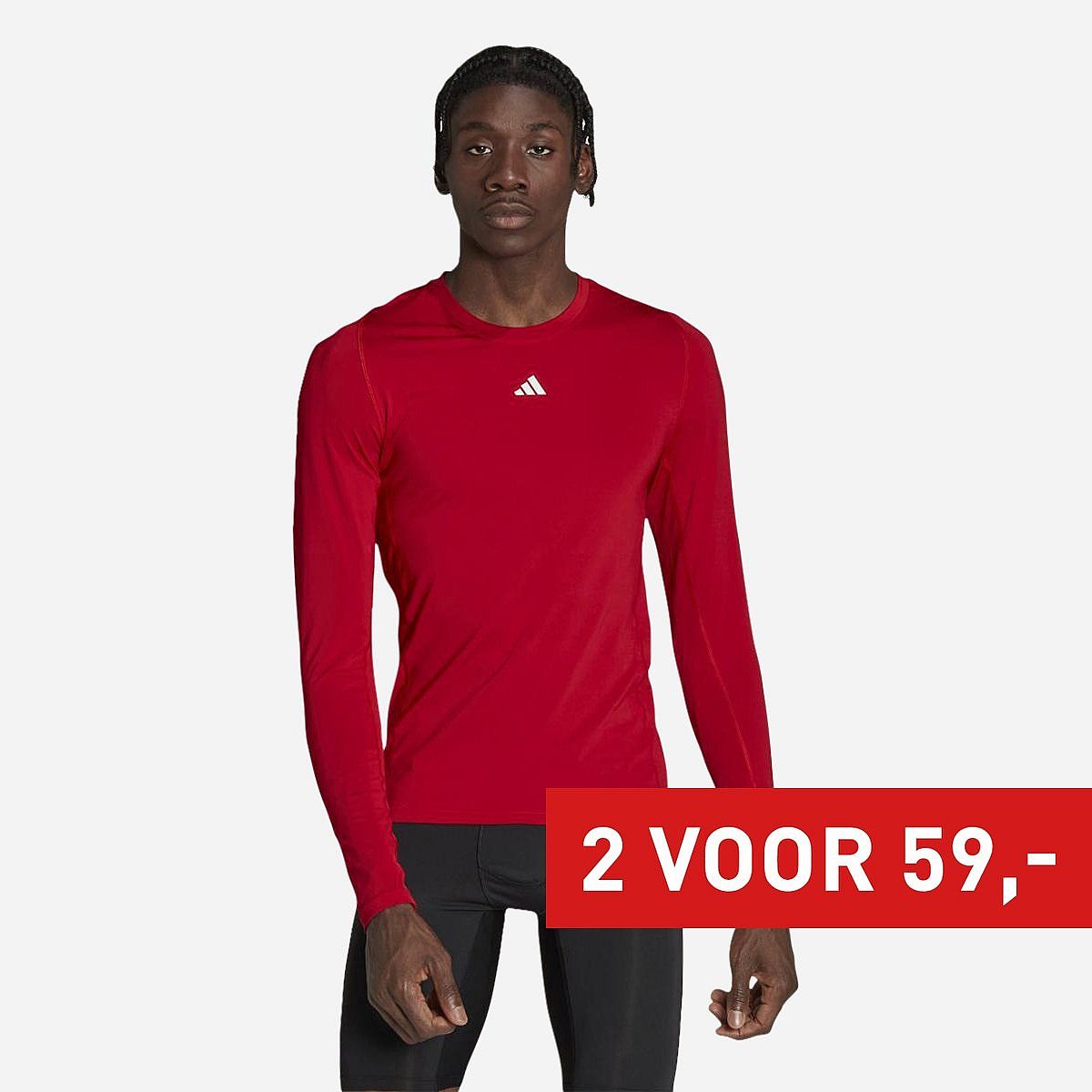 Adidas Techfit AEROREADY Longsleeve Heren Adidas Techfit AEROREADY Longsleeve Heren