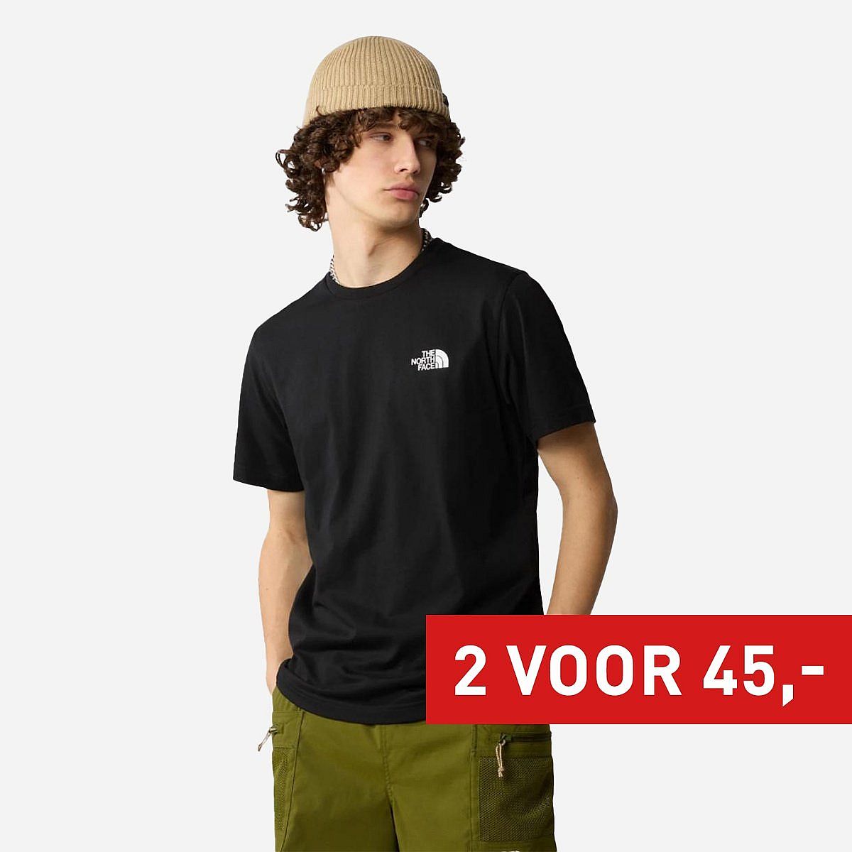 The North Face Simple Dome T-Shirt Heren The North Face Simple Dome T-Shirt Heren