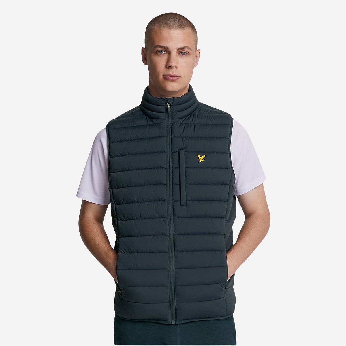 Lyle & Scott Stretch Lightweight Quilted Gilet Bodywarmer Heren